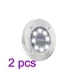 thumbnail image 1 of Jardín solar al aire libre Luz de tierra Paisaje 8 LED Lámparas de seguridad a prueba de agua Camino Patio Luz de piso 8 piezas AweSitey  LED1586-02B*2, 1 of 7