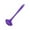 Purple, variant on TRIEIY Soup Ladle Small Integrated Silicone Soup Spoon Black Kitchen Gadgets Clearance