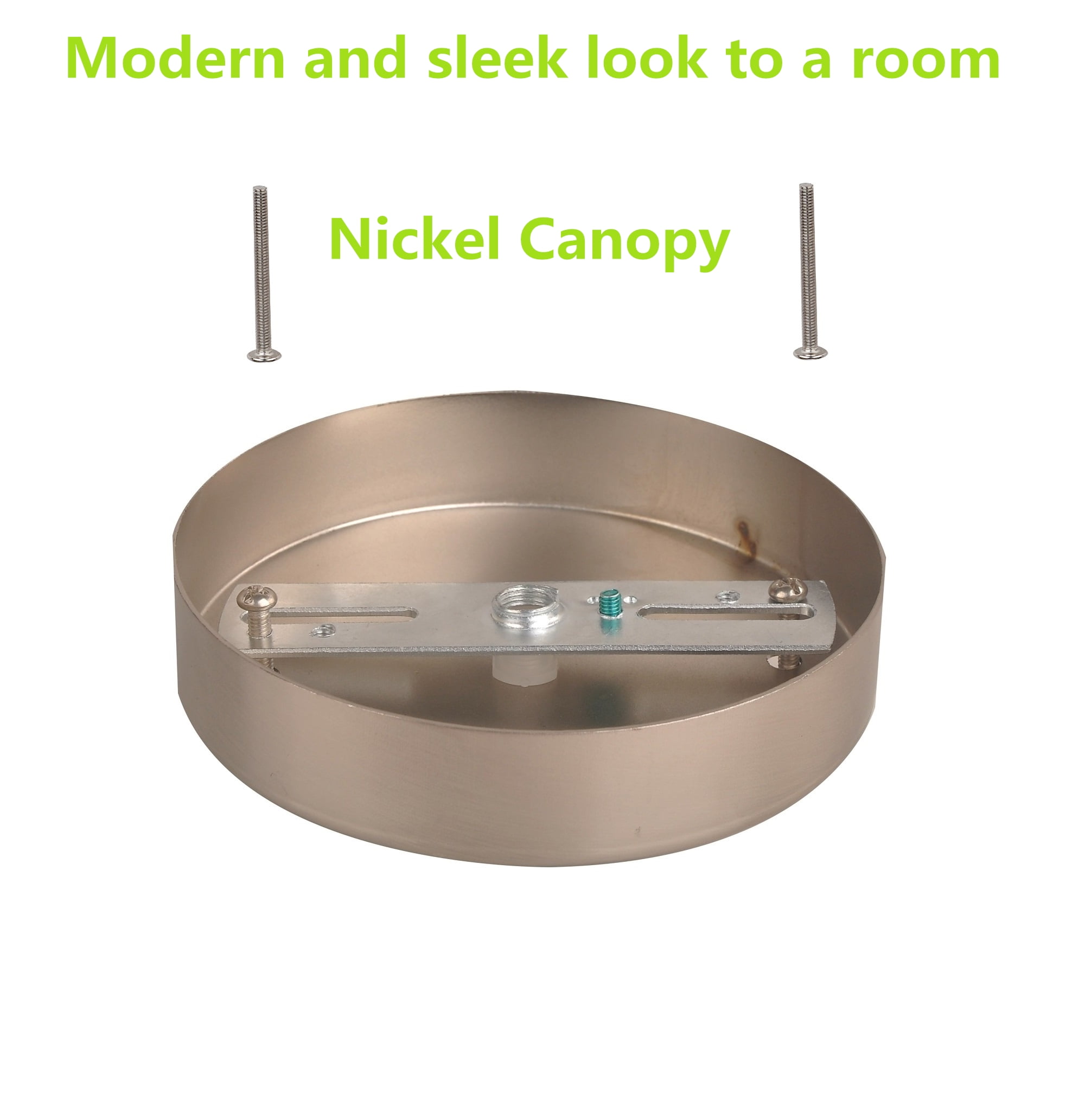 SHILIHE Nickel Canopy Kit for Ceiling light Pendant with