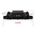 thumbnail image 2 of Bus Bar Terminal Power Distribution Block DC 48V M6 Studs para RV (Negro) Ehuebsd http://w.neototem.com/image/707129.01/main/707129.01-1.jpg, 2 of 9