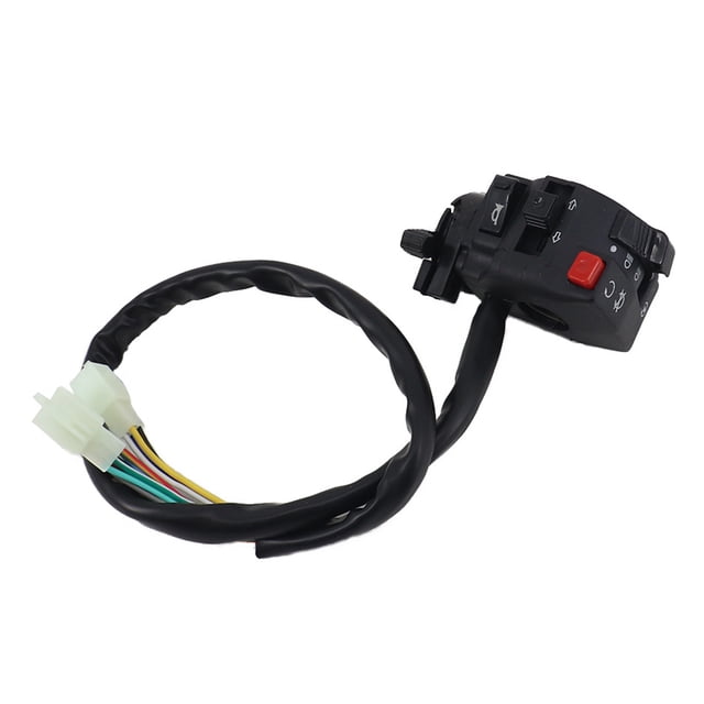 Kenally Kill Start Turning Light Choke Right Switch Assembly Piezas de reparación negras Accesorios de motor Wheeler 110cc-125cc Quad ATV Accesorios para motos Kenally VI015883-00