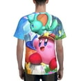 thumbnail image 5 of Unisex Kirby 3d Graphic Print Shirts For Mens Womens Casual Short Sleeve Tee Shirts Top, 5 of 7
