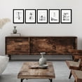 thumbnail image 4 of Americanflat 9x12 Picture Frame with Polished Plexiglass with 6x8 Mat 5 Pack Display Photo Galleria - Black, 4 of 8