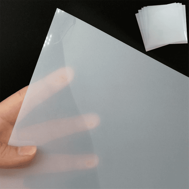 12 Sheets 7.5mil Mylar Sheet 12 X 12 Inch Milky Translucent PET Blank Stencil Making Sheet (7.5mil)
