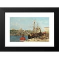 thumbnail image 2 of Alberto Pasini 14x11 Black Modern Framed Museum Art Print Titled - On the Golden Horn, 2 of 5