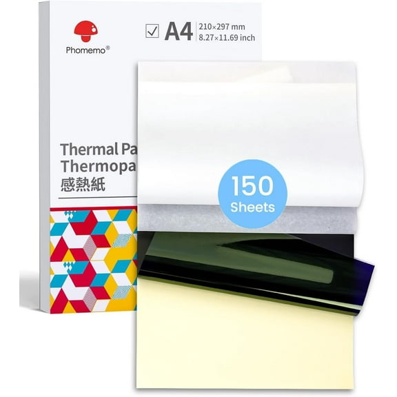 150 Sheets Tattoo Transfer Paper, Compatible with Itari M08F/TP81/TP83/A886/TP88 Printer & Tattoo Supplies, A4 Size Stencil Paper for Tattooing