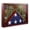Army - Green Velvet, variant on Reminded Military Shadow Box Display Case for Medals & Burial Flag - Solid Wood Cabinet with Navy Blue Velvet Insert