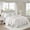 White, variant on King Size Bed In A Bag, 3 Piece Reversible Scalloped Edge Quilt Set White King/Cal King, White Cotton Bedding Set,Microfiber Bed Sheet Set, Household Supplies & Décor Bedding Bedding Sets