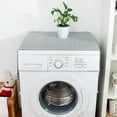 thumbnail image 3 of Lishi Cotton Linen Dustproof Fridge Washing Machine Cover (51'' x 21''), 3 of 12