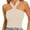 Beige, variant on Fashionable Solid Color Necked Top with Backless Knitted Design Alien Top Women Pajama Top 1x Womens Tops Backless Tops for Women Animal Printed Silk Tops for Women plus Size Top Baggy Shirts Women
