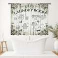 thumbnail image 6 of Laundry Room Curtains for Windows,Rustic Farmhouse Dry Wash Fold Repeat Country Wood Window Treatments Bedroom Living Room Bathroom Room Curtain 2 Panel,42X63 Inch, 6 of 6