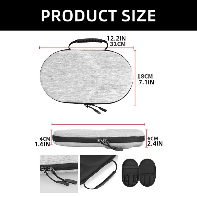 CEORPER Table Tennis Racket Case, Watertight Zippers Enclosure Table Tennis Racket Bag