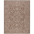 thumbnail image 5 of SAFAVIEH Courtyard Darin Traditional Indoor/Outdoor Area Rug, 5'3" x 7'7", Brown/Ivory, 5 of 11