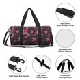 thumbnail image 4 of KLL Rose Mix Leopard 2 Duffle Bag For Men Women Sport Gym Fitness Tote Travel Training Workout Basketball Football Weekender, 4 of 6