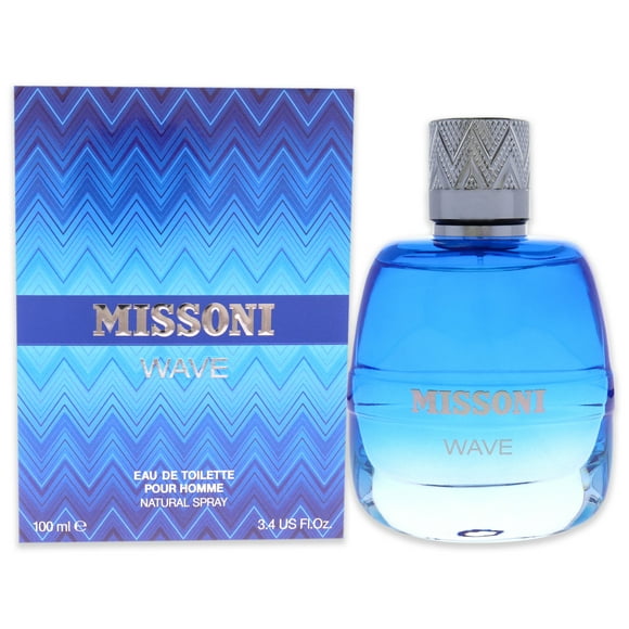Missoni Wave par Missoni pour Hommes - Vaporisateur EDT 3,4 oz