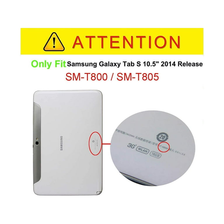 Case for Samsung Galaxy Tab S inch 2014 Model SM-T800 SM-T805