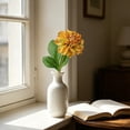 thumbnail image 4 of Artificial Dahlia with Stem, 12.6" Silk Dahlia Flower, Realistic Flower for Tall Vase Living Room Bathroom, Wedding Birthday Party Aisle Outdoor Decor, 4 of 4