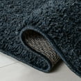 thumbnail image 6 of SAFAVIEH Arizona Cady Solid Shag Area Rug, Blue, 6'7" x 6'7" Square, 6 of 11