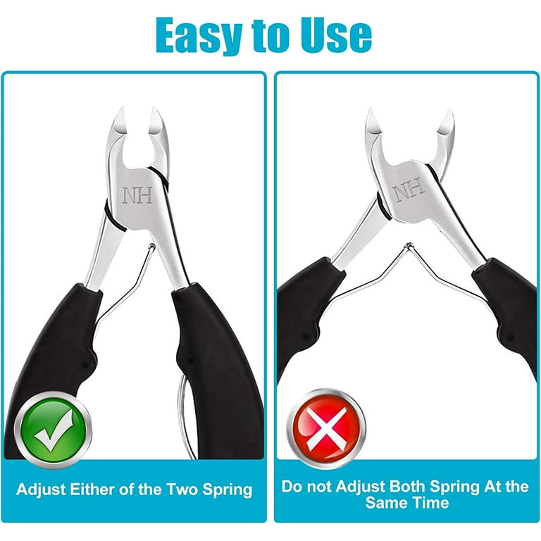 Podiatrist Toenail Clippers Professional, Super Sharp Toenail Clippers for  Thick Toenail for Seniors for Men, Ingrown Toe Nail Clippers, Heavy Duty