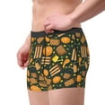 thumbnail image 2 of Pofeuu Autumn Harvest Pumpkin Basket Print Men’s Boxer Briefs, Moisture-Wicking Underwear, Regular,Trunk-XX-Large, 2 of 5