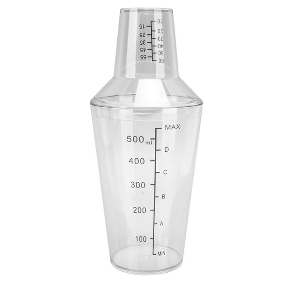 Oubit Cocktail Shaker,Cocktail Shaker Set Clear Cocktail Mixer Shaker Boston Mixer Shaker Unmatched Quality