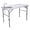 Fishing Table with Trash Can, variant on IVV Folding Fish Cleaning Table, Portable Outdoor Fillet Table w/ with Sink, Faucet & Drain Hose, HDPE Top & Steel Legs, Foldable Hunting Cutting Station for Camping, Picnic, Garden, White