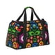 thumbnail image 2 of Balery Traditional Floral Polish Bolsa de Gimnasio para Mujeres, Bolsa de Viaje con Bolsillo Húmedo, Bolsa de Fin de Semana para Mujeres, Bolsa de Viaje Resistente al Agua, 2 of 7