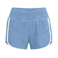 thumbnail image 4 of Dagugfen Athletic Shorts for Women Elastic Waisted 3 Inch Inseam Sports Casual Outdoor Running Gym Workout Shorts, 4 of 4