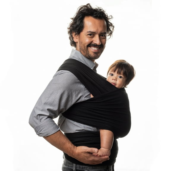Boba Wrap Baby Carrier, Grey - Original Stretchy Infant Sling, Perfect for Newborn Babies and Children up to 35 lbs