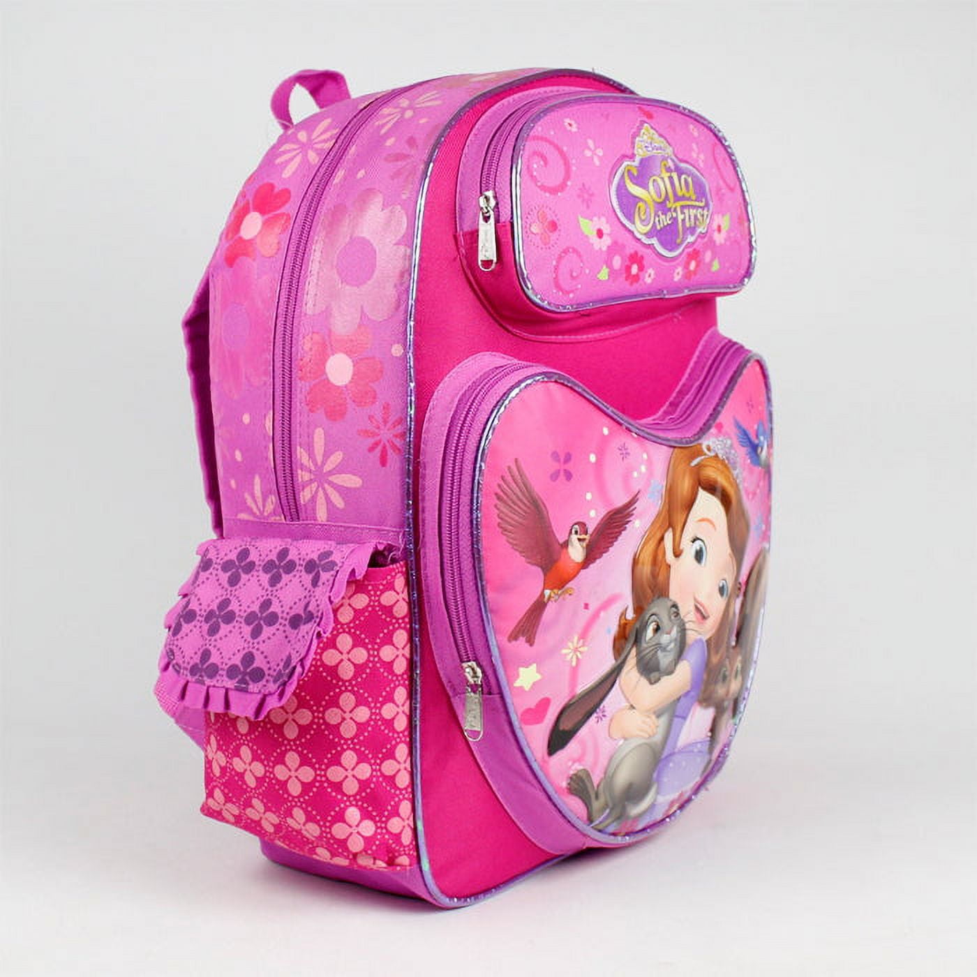 Sofia the First 16" Backpack School Book Bag, New
