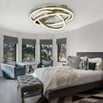 thumbnail image 2 of Oaks Aura 24 inch DIY Shape Low Profile Ceiling Fan Smart App Control Remote 6-Speed DC Motor Ceiling Lighting, 2 of 9