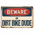 thumbnail image 2 of SignMission 12" X 18" Aluminum Sign, Dirt Bike Dude, 2 of 4