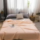 thumbnail image 1 of Manta de Algodón para Cama Individual | Manta Térmica Suave y Transpirable para Todas Las Estaciones, 198 X 140 Cm | Ropa de Cama Ligera y Acogedora para Dormitorio, Sala de Estar, Dormitorio, Hogar, 1 of 6