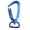 Blue, variant on MOMOJIA 360 Aluminum Alloy Carabiner Automatic Locking Mechanism For Climbing Gear Camping Accessories