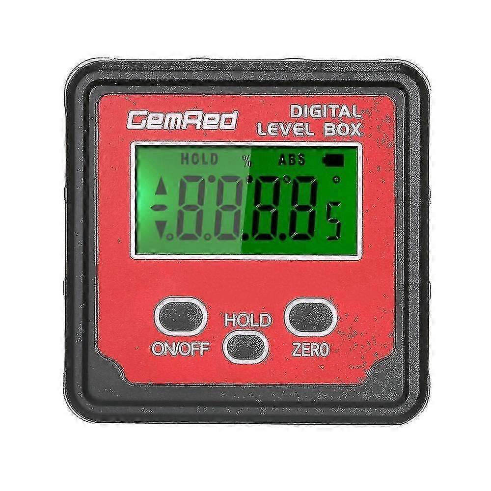 Gemred Level Box Angle Gauge Digital Angle Finder Inclinometer Level ...