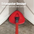 thumbnail image 3 of SBSWXX-Scrubber Mop Head, 2 Pcs Scrub Brush Attachments for O-Cedar EasyWring 2 Tank System, Triangle Spin Mop Hard Bristles Cleaning Brush Replacement Accessories for Bathroom Kitchen Pool Tile Floo, 3 of 4