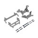 thumbnail image 4 of Accesorios de actualización de automóviles y soporte de choque de carrocería Accesorios livianos fáciles de instalar soportes de choque resistentes Titanio, 4 of 10