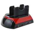 thumbnail image 2 of Hard Drive Docking Station Dual Slots Usb 3.0 To Sata Ide Hdd Docking Station With Card Reader For 2.5 3.5 Inch Ide, 2 of 5