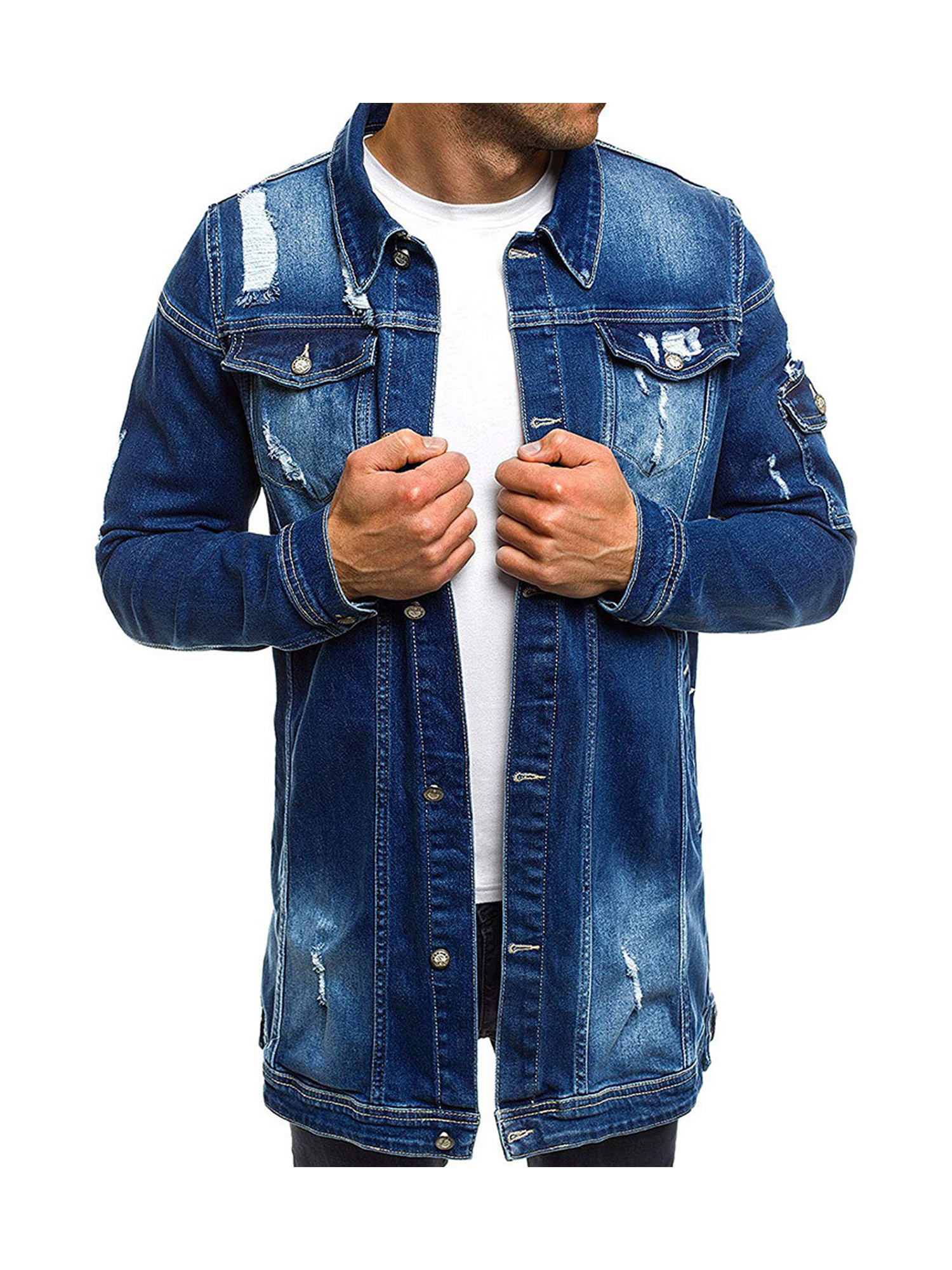 Джинсовые Куртки Мужские Летние Модные Купить