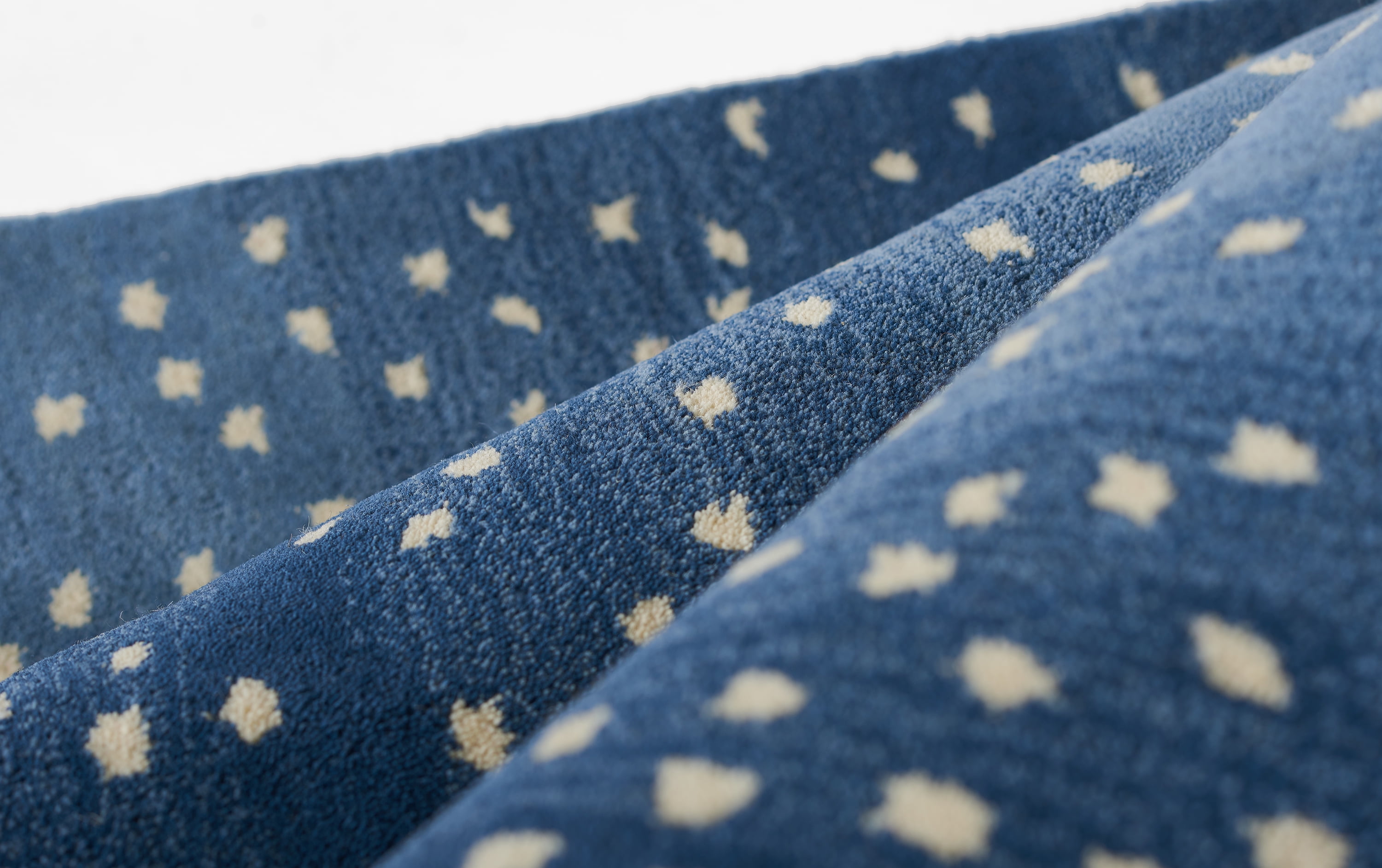 Erin Gates by Momeni Woodland Antelope Hand Tufted Wool Contemporary Denim Area Rug 7'9" X 9'9"