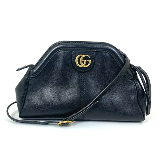 Pre-Owned GUCCI 524620 GG Marmont Liber Tiger and Cat Head Clutch/Shoulder Bag in... (Good)