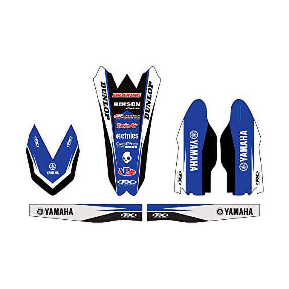 Factory Effex Decal Kit For Yamaha YZ125/YZ250 2015 - Metal Mulisha Graphics, Front/Rear Fender & Fork Decals