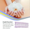 thumbnail image 3 of False Nail Tips Shiny Color Super Shiny Solid Color Reusable Coffin Manicure Tools Press Lady Detachable DIY Accessories Artificial Fingernails Pink Purple, 3 of 7