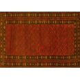 thumbnail image 1 of Ahgly Company Machine Washable Indoor Rectangle Southwestern Yellow Country Area Rugs, 7' x 9', 1 of 4
