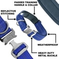 thumbnail image 4 of Black Rhino - Tactical Dog Collar Ultra-Soft Neoprene Padded Dog Collars for Medium, Large, XL Dogs | Heavy Duty Metal Buckle | Padded Handle for Dog Training (XL, Blue), 4 of 7
