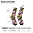 thumbnail image 2 of Lsque Colorful Roses Printed Men's Crew Socks, Soft Durable Breathable Moisture-Wicking with Odor Control Cotton socks, 2 of 6