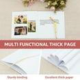 thumbnail image 4 of Wedding Guest Book 120 Pages Elegant Flower Pattern Wedding Sign Book Hard Cover Personalized Guest Signature Album for Party Reception Engagement-pink-, 4 of 10