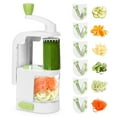 thumbnail image 1 of LSLJS Coupe-Légumes Spiraliseur Lames Rotatives 4-en-1, Râpe, 1 of 9