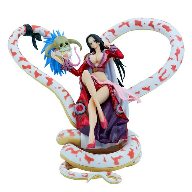 Anime One Piece Boa Hancock figura de acción PVC figura de acción juguetes de modelos coleccionables para niños regalo 21cmzhangyuxiang