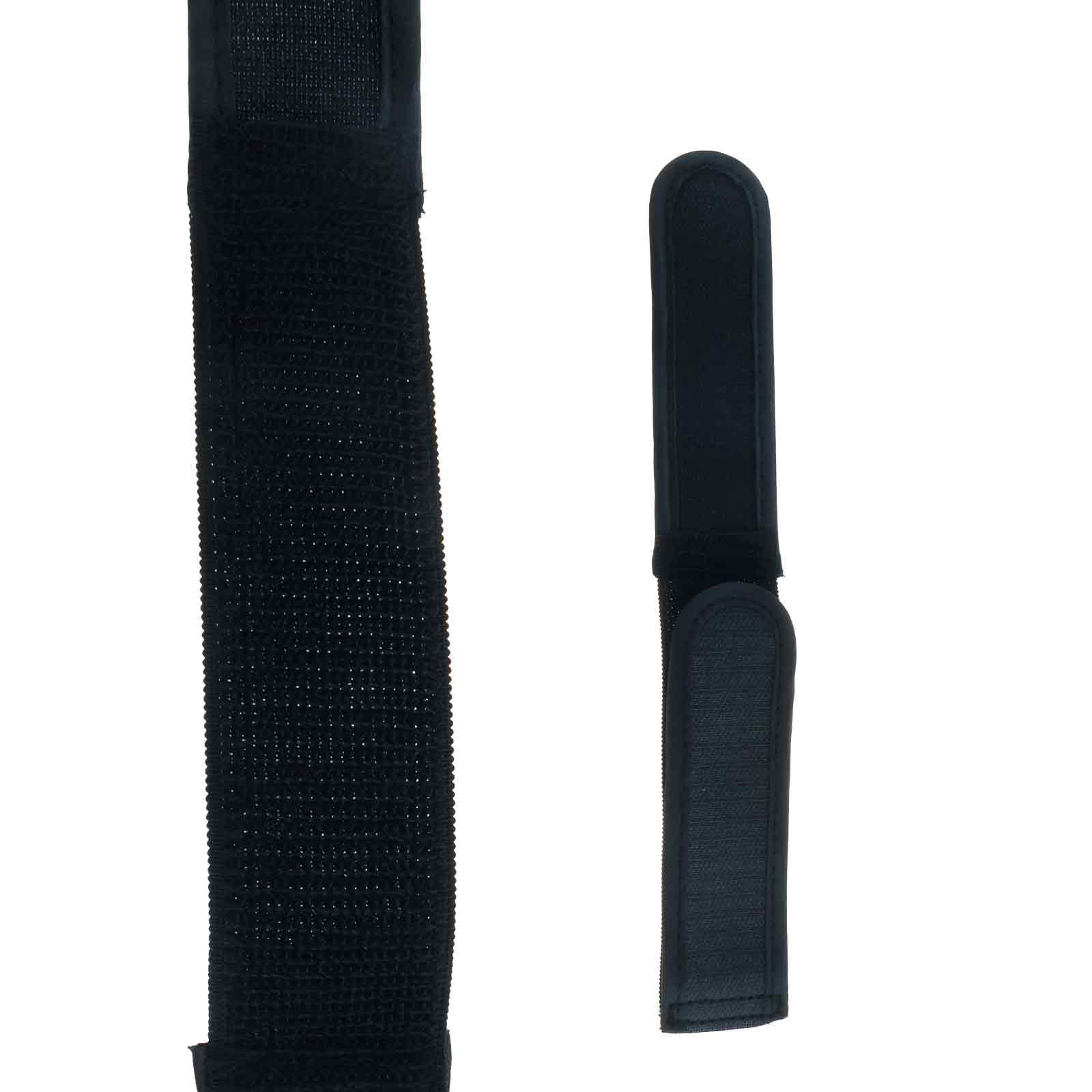 2PCS Black No Buckle Belts For Men, Stretch Belts for Men, Casual Belts Elastic Belts Single-sided Buckleless Nylon Belt with Velcro Size Large for Men for Quick Outfit